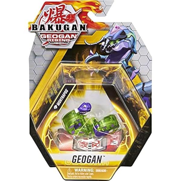 Bakugan Geogan Rising Diamond MONTRAPOD 2-inch Collectible Figure with Trading Cards 2021