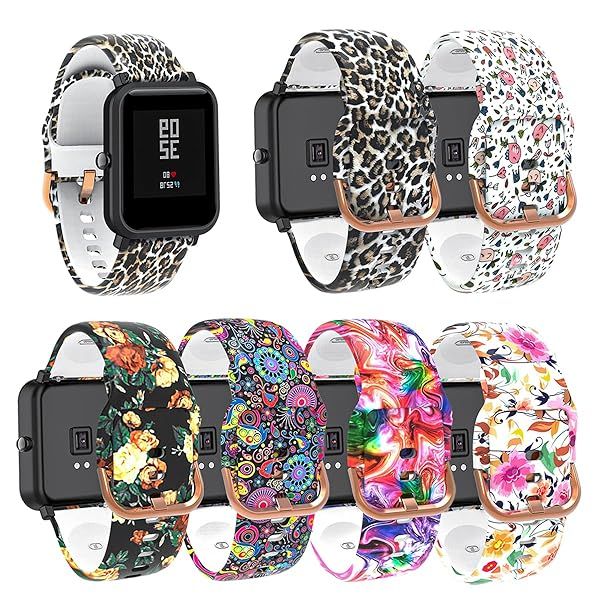 Compatible Bands for Willful SW020 ID205 SW021 ID205L SW025 ID205S Smart Watch Quick Release Soft Silicone Straps Multicolor 6-Pack