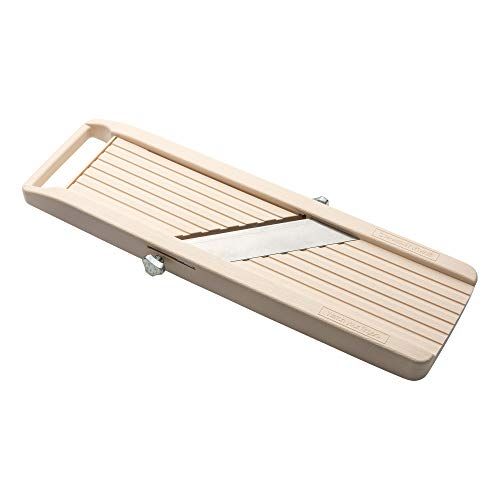 Benriner BR1 Vegetable Slicer - Versatile Off-White Kitchen Tool for Perfectly Sliced Veggies