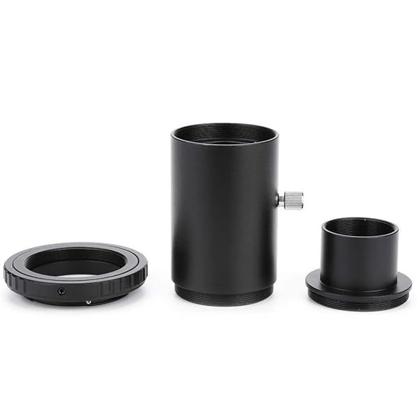 Bindpo Camera Adapter for Nikon F Mount with 1.25 inch Telescope Eyepiece Extension Tube and M42 Filter Threads T2 Ring Lens Adapter