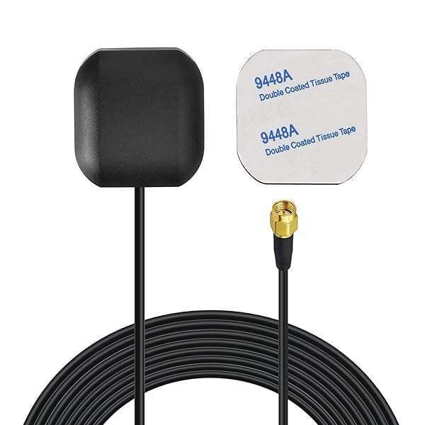 Waterproof GPS Navigation Antenna with SMA Connector for Car, Truck & Marine - Real-Time Tracking