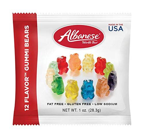 Buy Blue Hippo Albanese 12 Flavor Gummi Bears - 30 Pack (1 oz Each) | Delicious Assorted Treats!