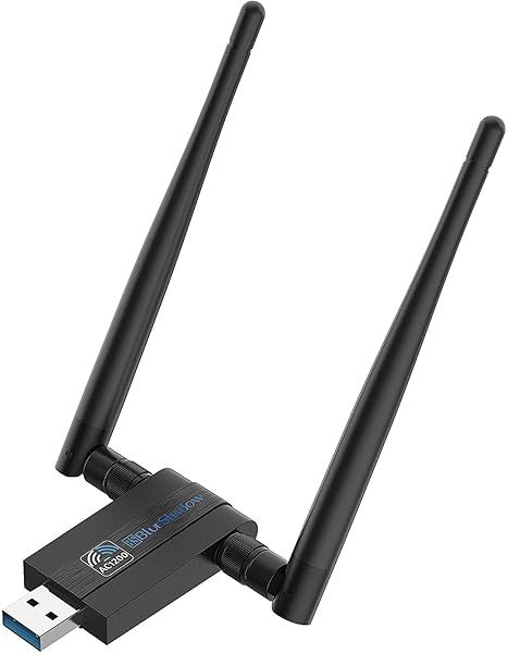Blueshadow AC1300 USB WiFi Adapter Dual Band Wireless Network Adapter for PC Desktop USB 3.0 Supports Windows and Mac OS X