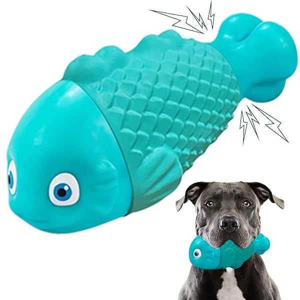BoYoYo Indestructible Dog Chew Toys Squeaky Heavy Duty for Aggressive Chewers Pet Supplies