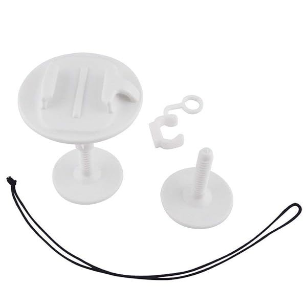 Bodyboard Wakeboard Foam Surfboard Mount Kit for GoPro Hero 11 10 9 8 Max 7 6 5 4 3 Black Silver Osmo Action Xiaomi YI AKASO SJCAM Camera White