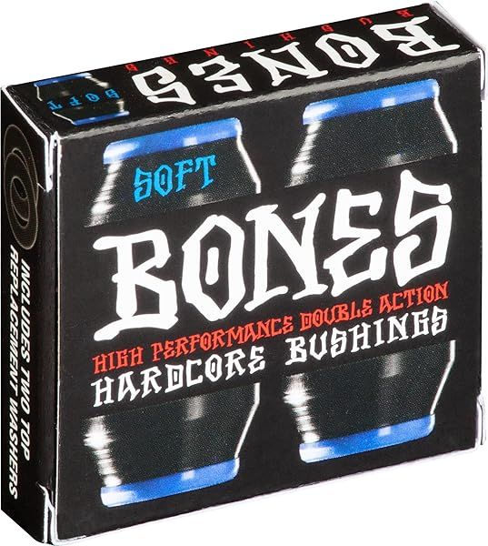 Buy Bones Wheels Hardcore Bushings - Soft Black for Ultimate Skate Performance