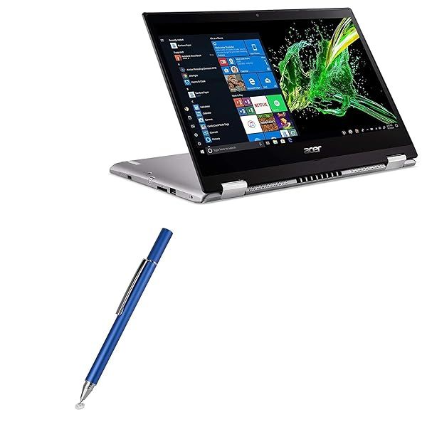 BoxWave Stylus Pen for Acer Spin 3 SP314-53N FineTouch Capacitive Super Precise Lunar Blue