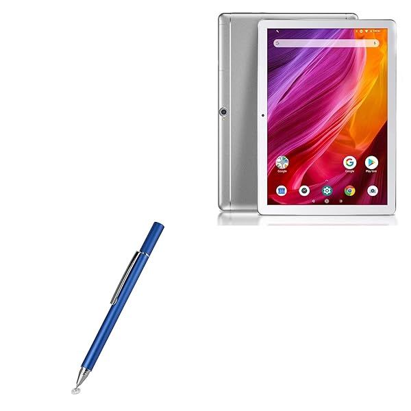 BoxWave Stylus Pen for Dragon Touch K10 Tablet FineTouch Capacitive Super Precise Lunar Blue
