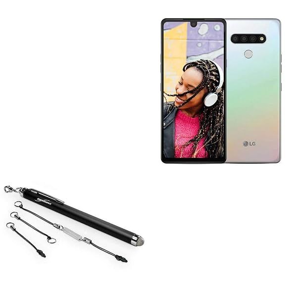 BoxWave Stylus Pen for LG Stylo 6 EverTouch Capacitive Fiber Tip Stylus Jet Black