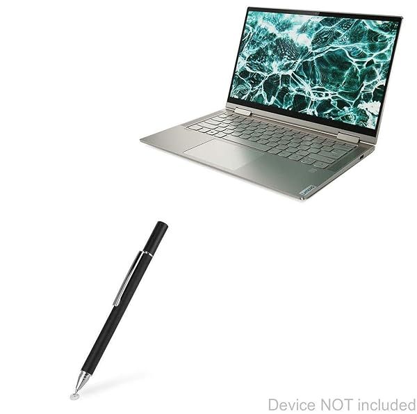 BoxWave Stylus Pen for Lenovo Yoga C740 14 inch FineTouch Capacitive Super Precise Jet Black Stylus Pen