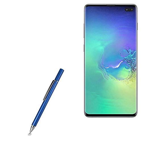 BoxWave Stylus Pen for Samsung Galaxy S10 Plus FineTouch Capacitive Super Precise Lunar Blue