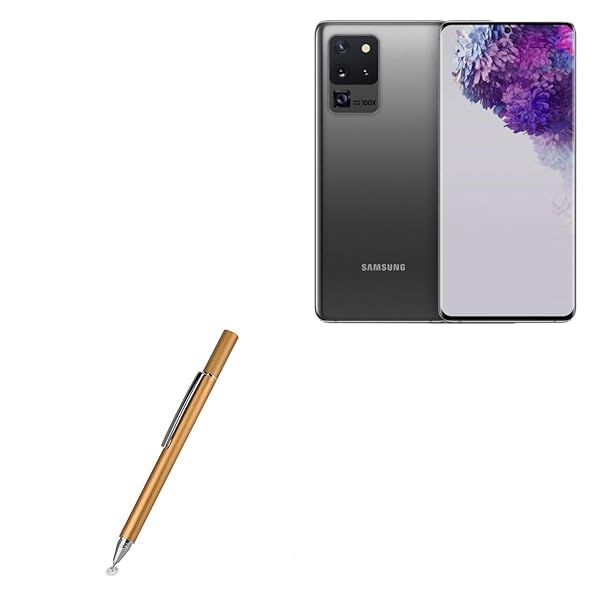 BoxWave Stylus Pen for Samsung Galaxy S20 5G FineTouch Capacitive Super Precise Champagne Gold