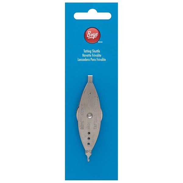 Buy Boye 3707413000M Metal Needle Tatting Shuttle - Perfect for Crafting & DIY Projects