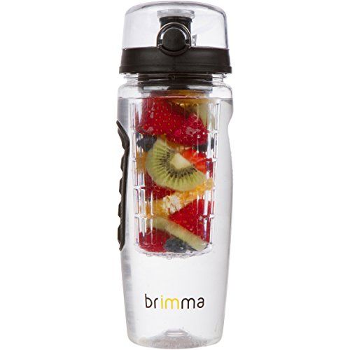 Brimma 32 oz Fruit Infuser Water Bottle - Leakproof & Perfect for Gym, Camping, Travel