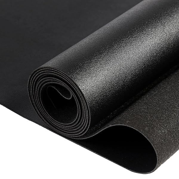 Butarfe Faux Leather 1.2mm Thick Upholstery Fabric 54x72 Inches Soft PU Vinyl for Sofa Bags Chairs Car Seats DIY Crafts Black