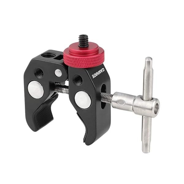 CAMVATE Super Clamp with 1/4 to 1/4 Screw Converter for Versatile Mounting Solutions