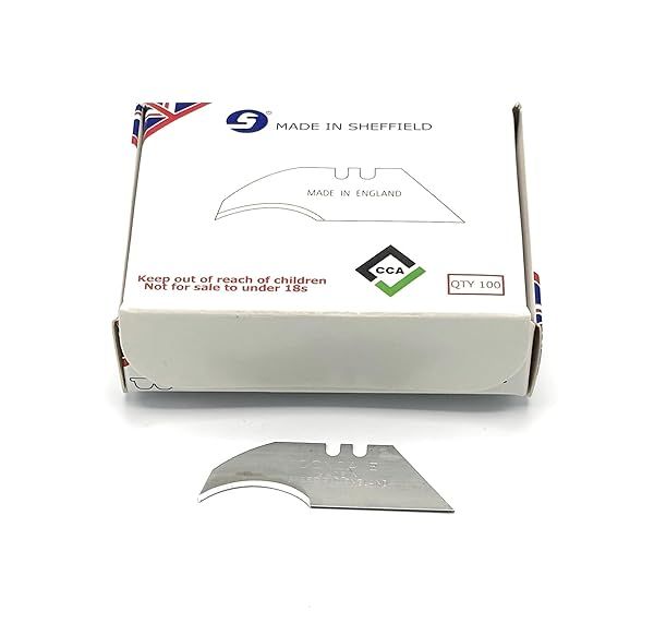 CCA Concave trimming knife blades x 100