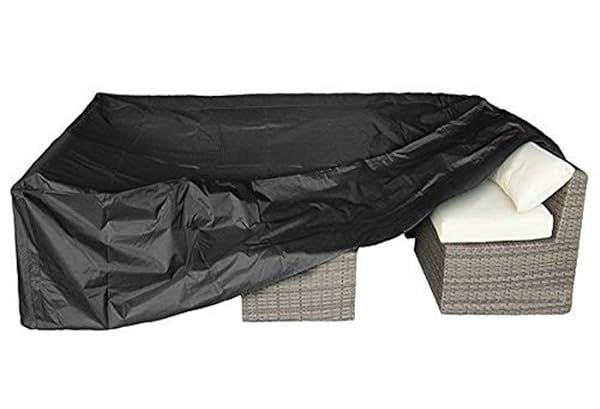 CKCLUU Outdoor Furniture Set Cover - Water Resistant 98x78x32 Inch for Sectional Sofa & Table/Chair Protection