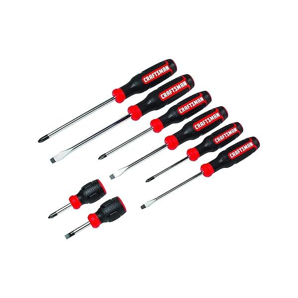 Buy CRAFTSMAN 8-Piece Bi-Material Screwdriver Set (CMHT65075N) - Durable & Ergonomic Tools for Every DIY Project