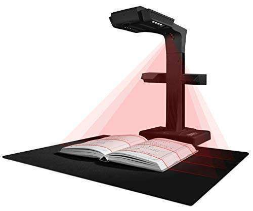 CZUR ET18 Pro Scanner: 18MP HD, Auto-Flatten, OCR in 186 Languages, PDF/Word Conversion for Windows & Mac