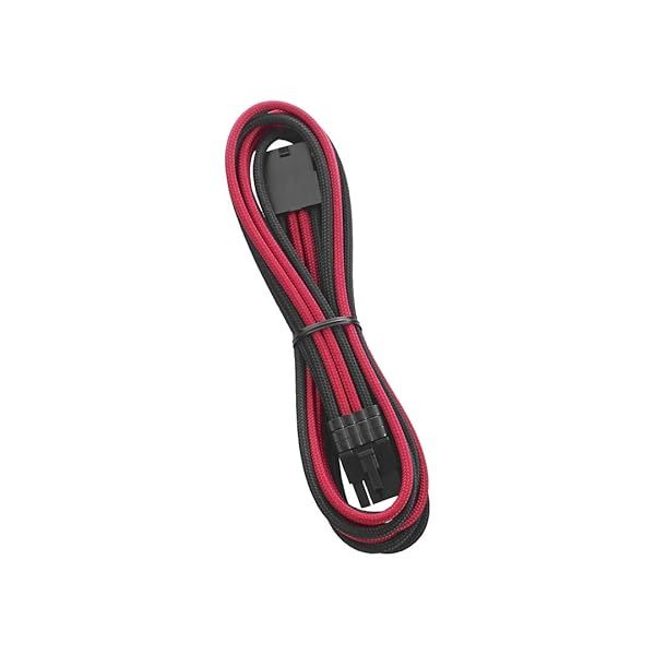 CableMod Pro ModFlex 8-pin PCI-e Extension Black Red 45cm High Quality Sleeved Cable for Gaming PC Upgrade