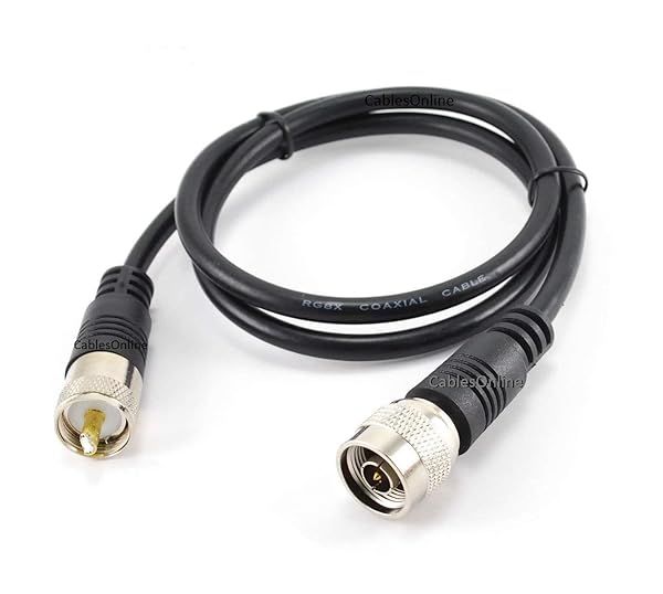 Buy CablesOnline 3ft RG8x Coax UHF Male to N-Type Antenna Cable - Premium Quality & Fast Shipping!