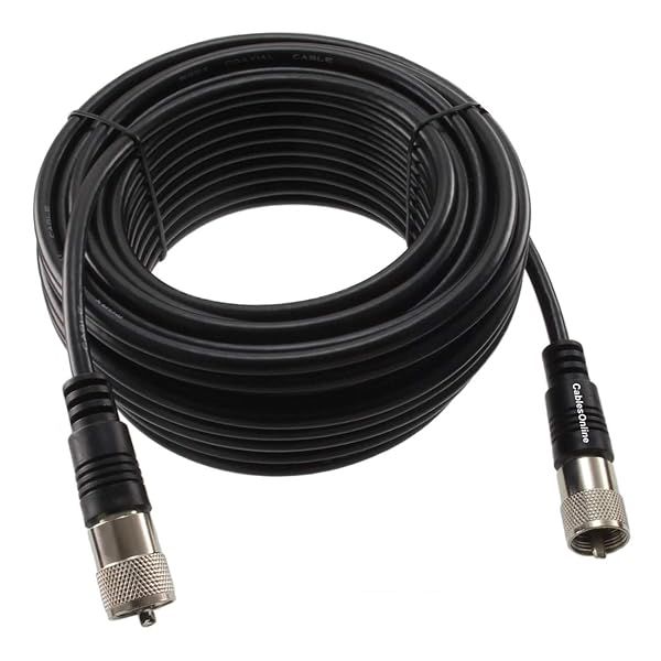 Buy 50ft RG8X UHF PL259 Male to Male 50-Ohm Antenna Cable | CablesOnline