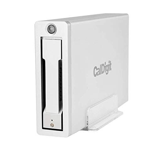 CalDigit AV Pro 2 USB C External Hard Drive Storage Hub 30W Charging Compatible with USB-C Thunderbolt Type-C Computers 0TB Enclosure Kit