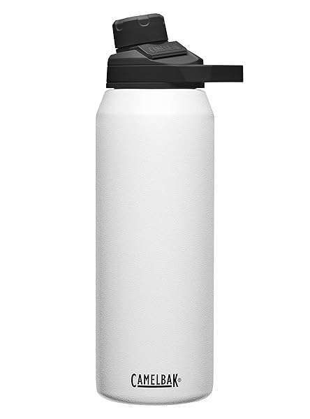 Stay Hydrated: CamelBak Chute Mag 32oz Vacuum Insulated Stainless Steel Water Bottle in White
