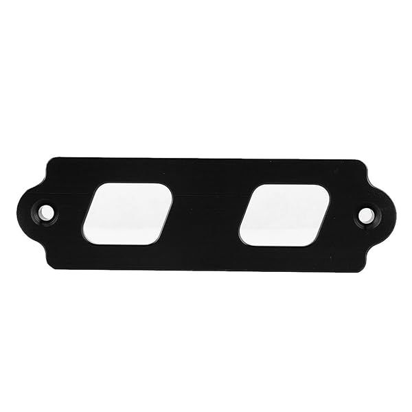 Car Battery Holder Aluminum Alloy Tie Down Kit with Hooks for Civic CRX Black