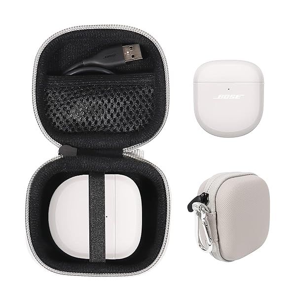 CaseSack Case for New Bose QuietComfort Ultra Wireless Noise Cancelling Earbuds, Bose QuietComfort Earbuds II Wireless Noise Cancelling in-Ear