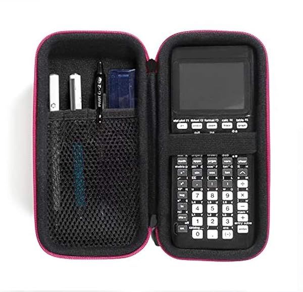 CaseSack Graphing Calculator Case for TI84 Plus TI84 TI83 TI89 TI Nspire CXII TI Nspire CX CAS with Mesh Pocket and Pen Holder