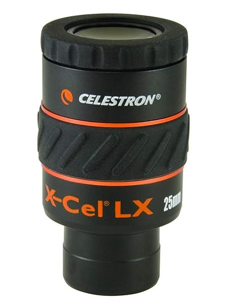 Buy Celestron X-Cel LX 25mm Eyepiece - 1.25-Inch for Stunning Astronomy Views | Model 93426