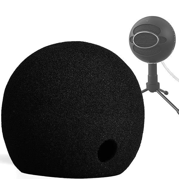 Chromlives Mic Foam Cover for Blue Snowball Ice Pop Filter Windscreen Compatible Accessory