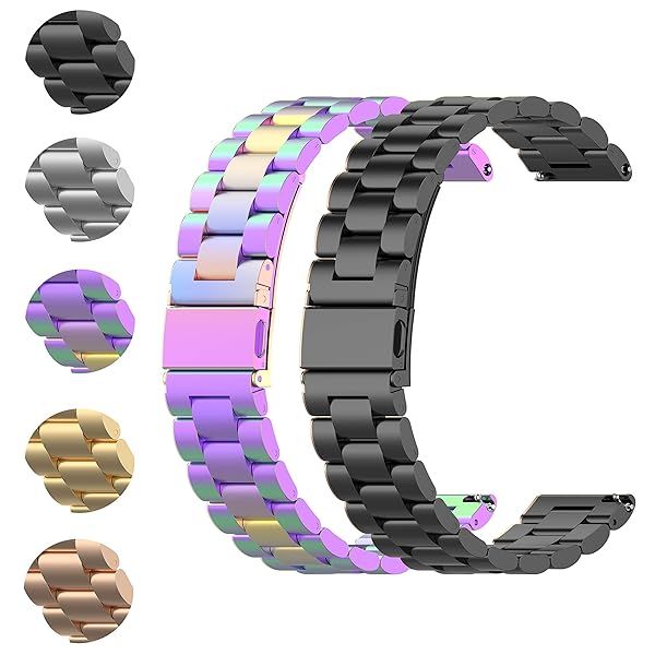 Classic Stainless Steel Metal Band for Amazfit GTR 4 3 Pro GTR 4 3 2 2E GTR 47mm Smart Watch Bracelet with Adjustment Tool for Huawei GT 3 46mm GT 3