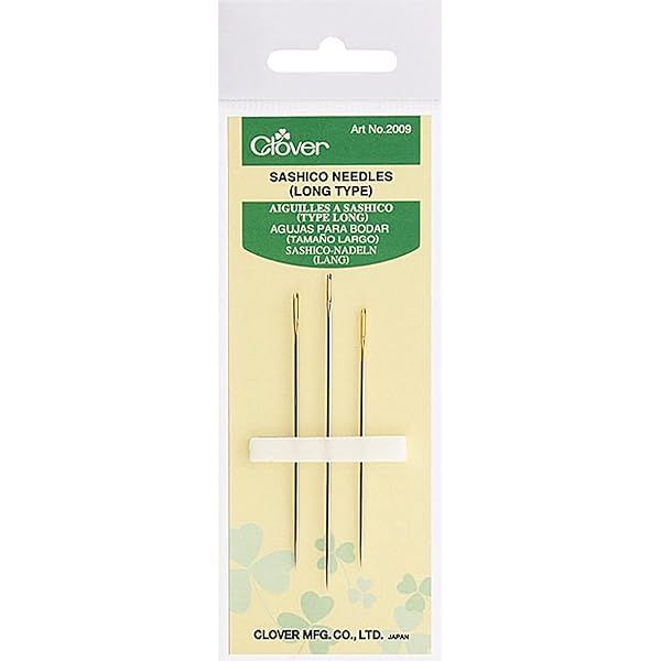 Shop Long Clover Sashico Needles for Perfect Stitching | Fast Shipping & Quality Craft Supplies