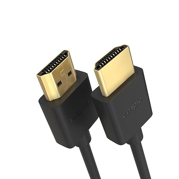 Cmple 10ft High Speed HDMI Cable - Ultra Thin 4K@60Hz, HDMI 2.0, ARC, 3D - Flexible & Durable HDMI Cord