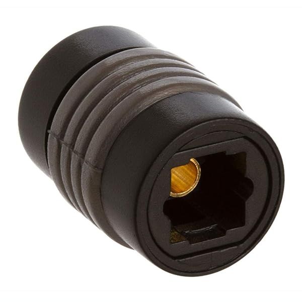 Cmple Optical Toslink Female to Female Extension Adapter Coupler - High-Quality Audio Connection