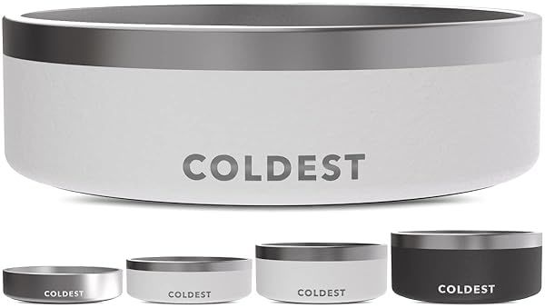 Coldest Dog Bowl: Heavy-Duty Insulated, Non-Slip & Spill-Proof - Perfect for Dogs & Cats (42 oz, Dishwasher Safe)
