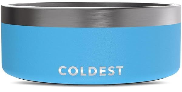 Coldest Dog Bowl: Heavy-Duty Insulated, Non-Slip & Rust-Proof - 64 oz for Dogs & Cats, Dishwasher Safe