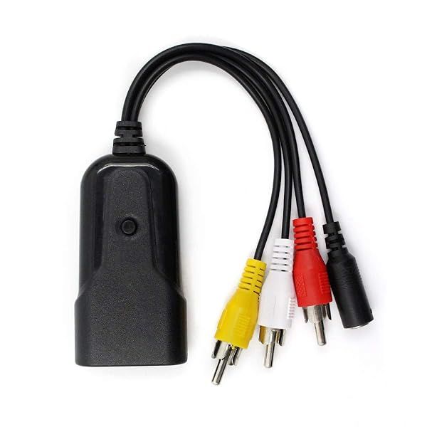 HDMI Converter for PS1, PS2, PS3, Wii & SEGA - 1080P AV to HDMI with DC Power Cable
