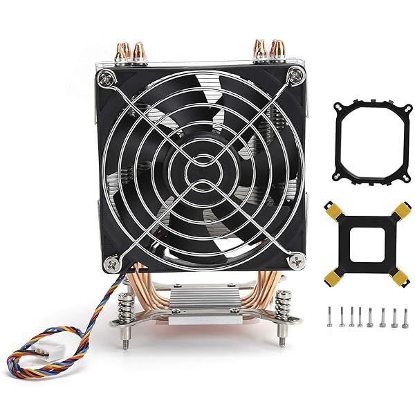 High-Performance CPU Cooler Heat Sink Fan for LGA2011, 1366, 1150, 1151, 1155, 1156 - Essential Computer Accessory