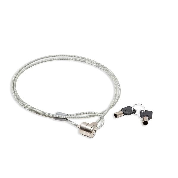 Secure Your Laptop: Connectland 1.20m Stainless Steel Notebook Lock with Key for Ultimate Protection