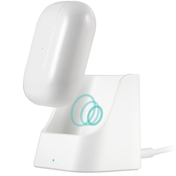 Wireless Charging Station for AirPods & AirPods Pro - 5W Qi Charger with Indicator Light & 4ft USB-C Cable - Perfect for Home & Office