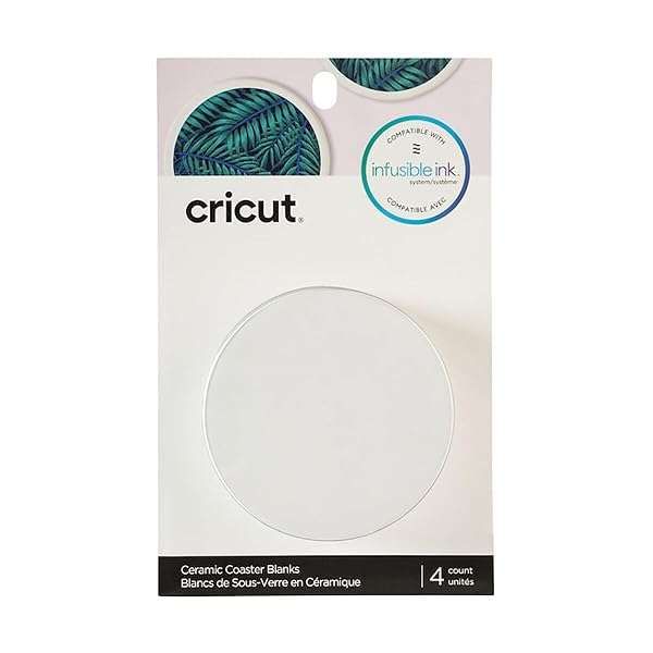 Buy White Ceramic Cricut Coaster Blanks for Infusible Ink - Perfect for Custom Designs!