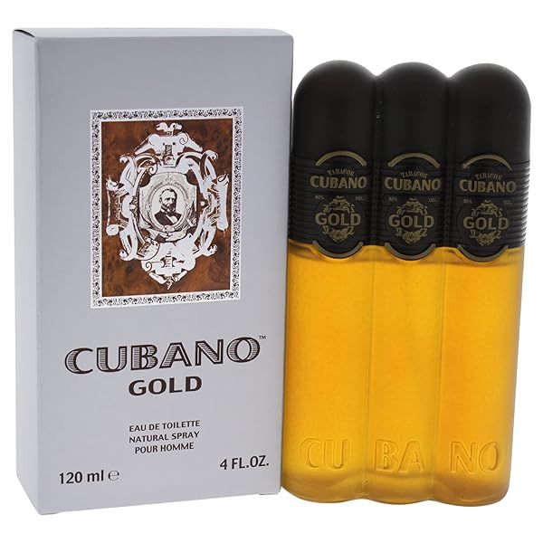 Cubano Gold Eau De Toilette for Men - 4 oz | Premium Fragrance by Cubano