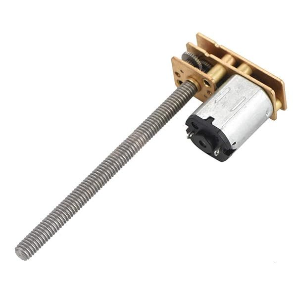 DC 6V Gear Motor 1024GA20 - N20 Gear Motor with M4 x 55mm Shaft, 30RPM Performance