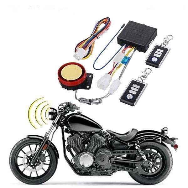 DC12V Motorcycle Anti-Theft Alarm: Remote Control Engine Start & Security System