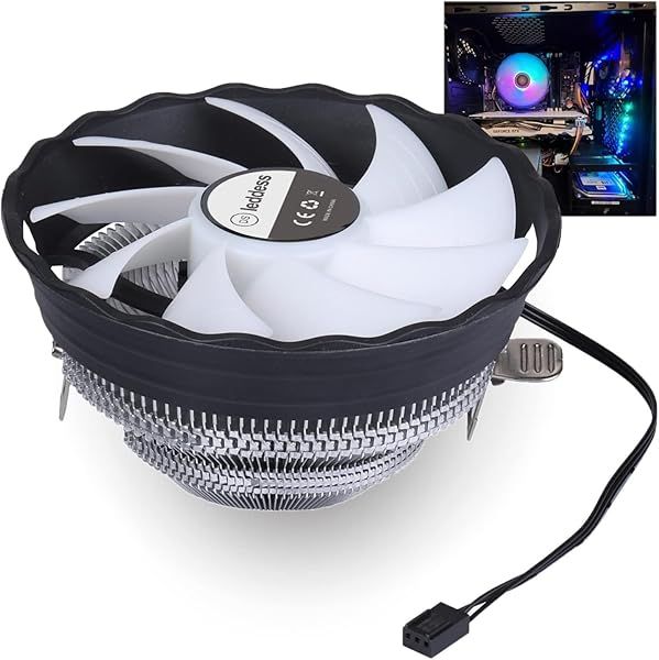 DS Leddess 1500RPM 120MM CPU Fan for Intel LGA 1155/1151/775/1366 - RGB Cooling Solution