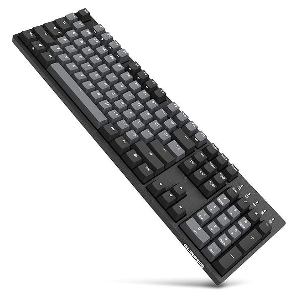 DURGOD Heavy Duty Mechanical Keyboard: Cherry MX Brown, N-Key Rollover, PBT Keycaps - Ideal for Gamers & Typists (Space Grey)